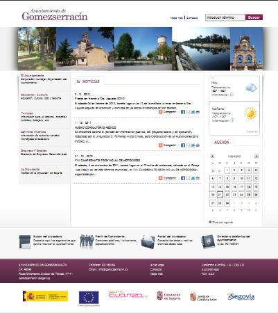 Imagen La Diputación pone en marcha el nuevo Portal Web del Ayuntamiento de Gomezserracín